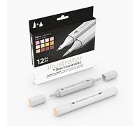 Spectrum Noir Illustrator Alcol Doppio Pennino Pennarelli Figura Confezione da 12