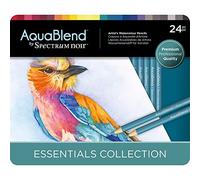 Spectrum Noir Matite AquaBlend Essentials - Confezione da 24 - Qualità artistica premium