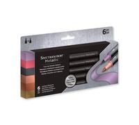 Spectrum Noir Metallico Marcatori 6 Penna Confezione - Nuovo Crafter's Companion