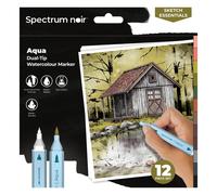 Spectrum Noir - Pennarelli Acquerello A Doppia Punta Di Crafters Companion