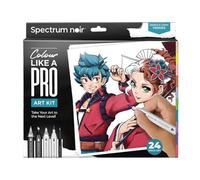 Spectrum Noir PRO Colour Art Kit 24 Pezzi Comic Heroes, Manga & Eroi dei Fumetti