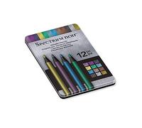 Spectrum Noir SPECN-MP12 Metallic Art-Matite Colorate per Schizzi e Disegni, Multicolore, Legno, Metallo, 12 unità (Confezione da 1)