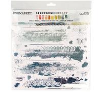 Spectrum Sherbert Rub-Ons 12"X12" 1/Sheet-Tidal Wave