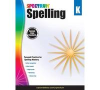 Spectrum Spectrum Spelling, Grade K (Tascabile)