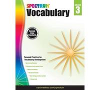 Spectrum Spectrum Vocabulary, Grade 3 (Tascabile)
