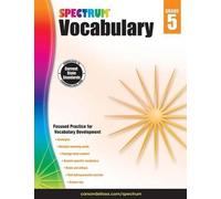 Spectrum Spectrum Vocabulary, Grade 5 (Tascabile)