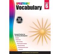 Spectrum Spectrum Vocabulary, Grade 6 (Tascabile)