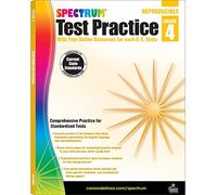 Carson Dellosa Education Spectrum Spectrum Test Practice, Grade 4 (Tascabile)