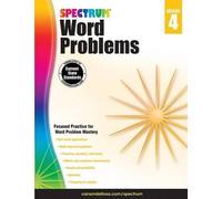 Spectrum Word Problems, Grade 4 (Tascabile)