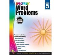 Spectrum Word Problems, Grade 5 – Tascabile