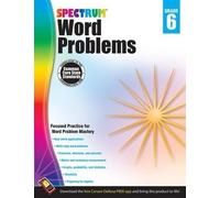 Spectrum Word Problems, Grade 6 (Tascabile)