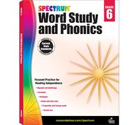 Spectrum Spectrum Word Study and Phonics, Grade 6 (Tascabile)