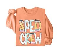 SPED Crew - Felpa divertente per il ritorno a scuola, educazione speciale, maglietta unisex, Arancia Hami, XL