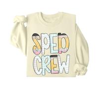SPED Crew - Felpa divertente per il ritorno a scuola, educazione speciale, maglietta unisex, Khika, M