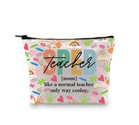 Sped - Trousse per il trucco per insegnante, per sensibilizzazione all'autismo, idea regalo per insegnanti, regalo di ringraziamento, speciale borsa cosmetica, Insegnante Sped Sostantivo 3uk, alla