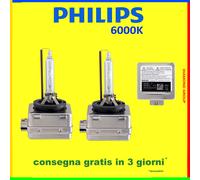 SPEDITE CON GLS COPPIA LAMPADE LAMPADINE PHILIPS 2X XENON D1S 35W 6000K