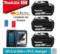 Spedito dalla Francia, batteria ricaricabile originale, 18V 6.0ah Paddock, ricambio per Makita bl1830b bl1840b bl1850 bl1860b bl1890