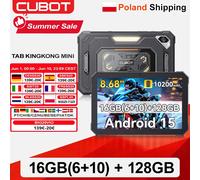 [Spedizione dalla Polonia] Cubot Tab KingKong Mini Tablet Android 15 Robusto 16GB(6+10) 128GB 10200mAh 8.68'' 90Hz Luce da Campeggio 48MP