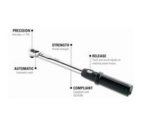 Spedizione Gratuita Chiave Dinamometrica Expert 3/8'' 10-50Nm Per Moto Ricambi