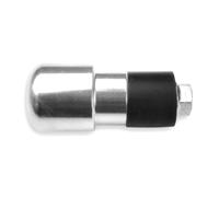 Set Contrappesi Manubrio V Parts Alluminio 17,5mm Argento per Moto