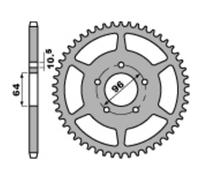 Spedizione Gratuita Corona PBR Acciaio C45 Standard 254-520 Per Moto Ricambi