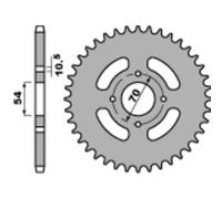 Spedizione Gratuita Corona PBR Acciaio C45 Standard 4304-428 Per Moto Ricambi