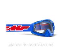 Spedizione Gratuita FMF Powerbomb Enduro Goggle Rocket Blu-Clear Lens Per Moto