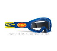 Spedizione Gratuita FMF Powercore Goggle Flame Navy-Clear Lens Per Moto Ricambi