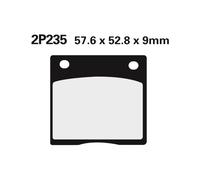 Spedizione Gratuita Gioco Pastiglie Freno Nissin 2P235NS Del. GSX750F 89-97 Per