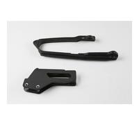 Spedizione Gratuita Guida Catena + Pattino UFO Suzuki Nero SU04923-001 Per Moto