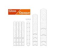 Spedizione Gratuita Kit Adesivi Protettivi Quadro Algis Mate L Lines Bianco Per