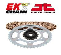 Spedizione Gratuita Kit Catena EK/JT 420SRO 15/34-106 Corona Standard Per Moto