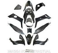 Spedizione Gratuita Kit Plastica HERT HONDA PCX 125 14 Pezzi Nero Per Moto