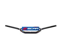 Spedizione Gratuita Manubrio SCAR S² Low Ø22,2Mm-Nero/Protettore Blu Per Moto