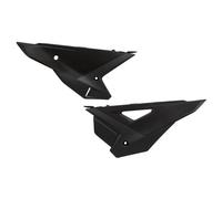 Spedizione Gratuita Pannelli Laterali UFO Set Completo-Nero Per Moto Ricambi