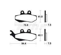 Spedizione Gratuita Pastiglia Freno APRILIA-GILERA-PIAGGIO-RIEJU Per Moto Ruota