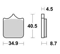 Spedizione Gratuita Pastiglie Freno Sinterizzate Da Competizione BREMBO 07BB33RC