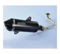 Spedizione Gratuita Polini Maxi-Scooter Scarico-Nero Alluminio Sym Per Moto