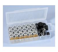 Spedizione Gratuita Scatola Di Rulli Polini 19X15,5Mm 3,5-4-4,5-5Gr-24 Pezzi Per