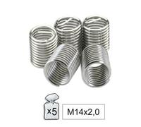 Spedizione Gratuita Set Da 5 Bracci Per Riparazione Filetto M14x2.0 JBM 52022