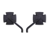 Spedizione Gratuita Specchio Manubrio HIGHSIDER PRO IRON CROSS-NERO Per Moto