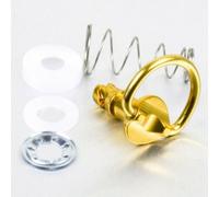 Spedizione Gratuita Vite Rapida In Alluminio 1/4 Di Giro Pro-Bolt 17Mm Oro