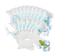 Spedizione Ice Packs Fogli Piccoli riutilizzabili Confezione da 20 Confezioni secche, per conservare Alimenti congelati, Gel congelato per refrigeratori, capacità 3,5 Once