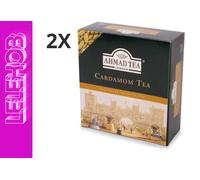 ⭐SPEDIZIONE VELOCE⭐ 2X bustine di tè al cardamomo Ahmad Tea 100