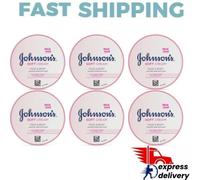 SPEDIZIONE VELOCE - 6X Johnson's Moisture Soft Cream BURRO DI KARITÈ 200 ml...