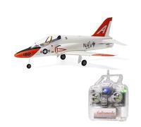 SpedUpX MinimumRC T-45 Micro EDF Jet 30 mm 2S, velivolo RC a 4 canali con giroscopio, leggero, quasi pronto montaggio (leva dell'acceleratore sinistra/2 batterie)
