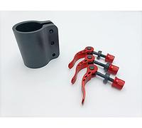 SPEDWHEL Kaabo Mantis - Morsetto a 3 fori rinforzato per fissaggio Mantis 10 Mantis 8 rinforza le parti di blocco della clip per palo (rosso)