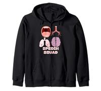 Speech Squad - SLP Speech Therapy Tee Felpa con Cappuccio