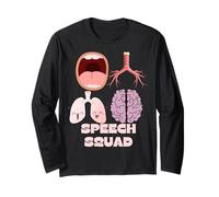 Speech Squad - SLP Speech Therapy Tee Maglia a Manica