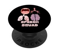 Speech Squad - SLP Speech Therapy Tee PopSockets PopGrip Adesivo